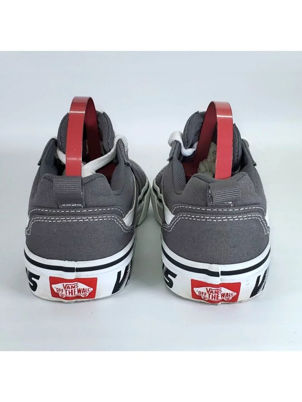 Vans Gray Canvas Filmore Old Fashion Kids' Skate Shoes Size 4 Youth 1684